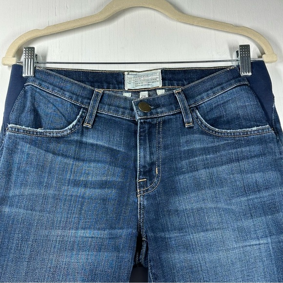 Current Elliot X HATCH Boyfriend Maternity Jeans Women's 26 Blue Side Stretch - Picture 3 of 8